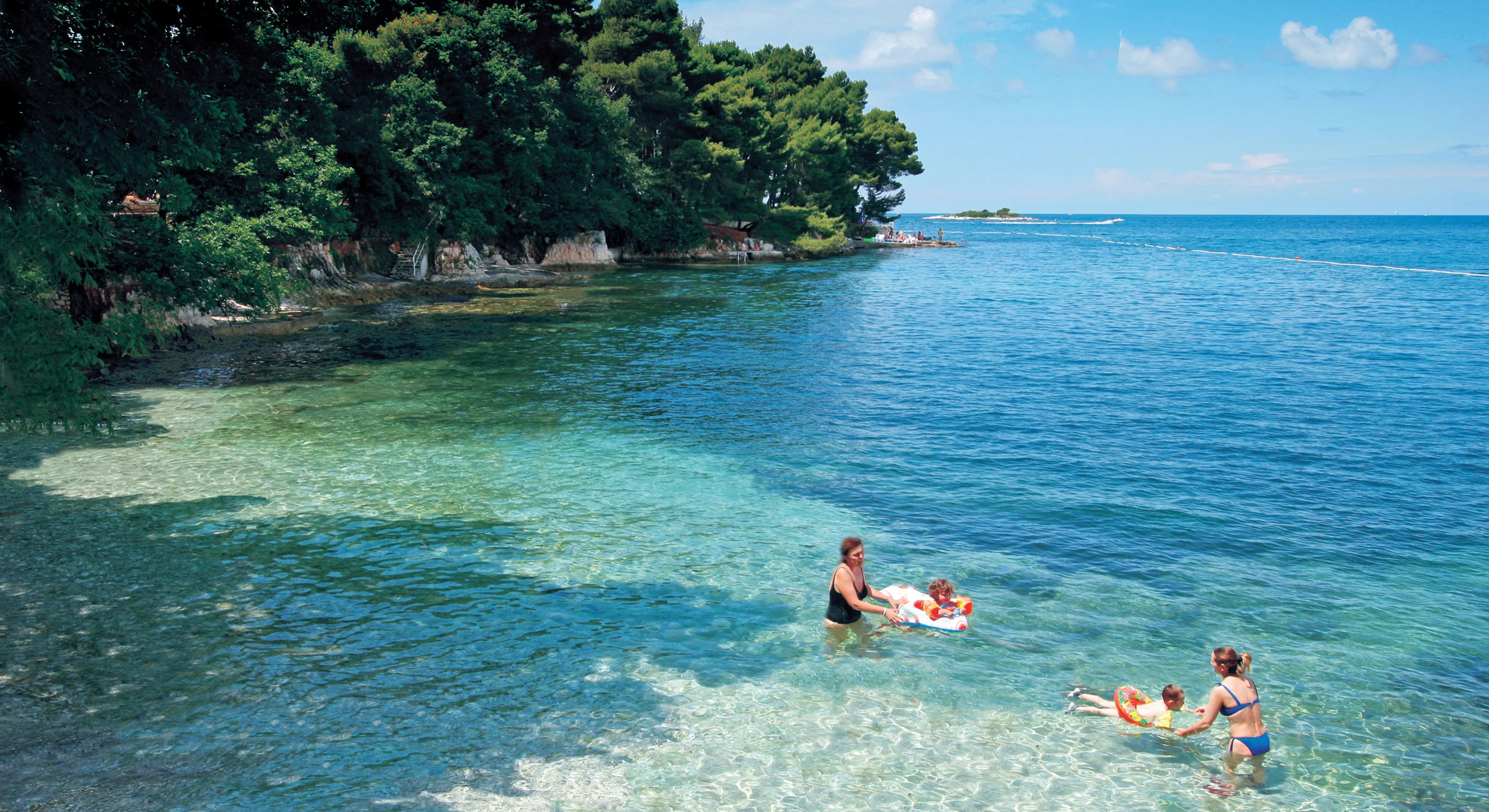 Historic Porec near the coast